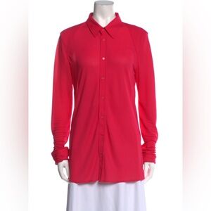 Bottega Veneta crepe button down NWOT